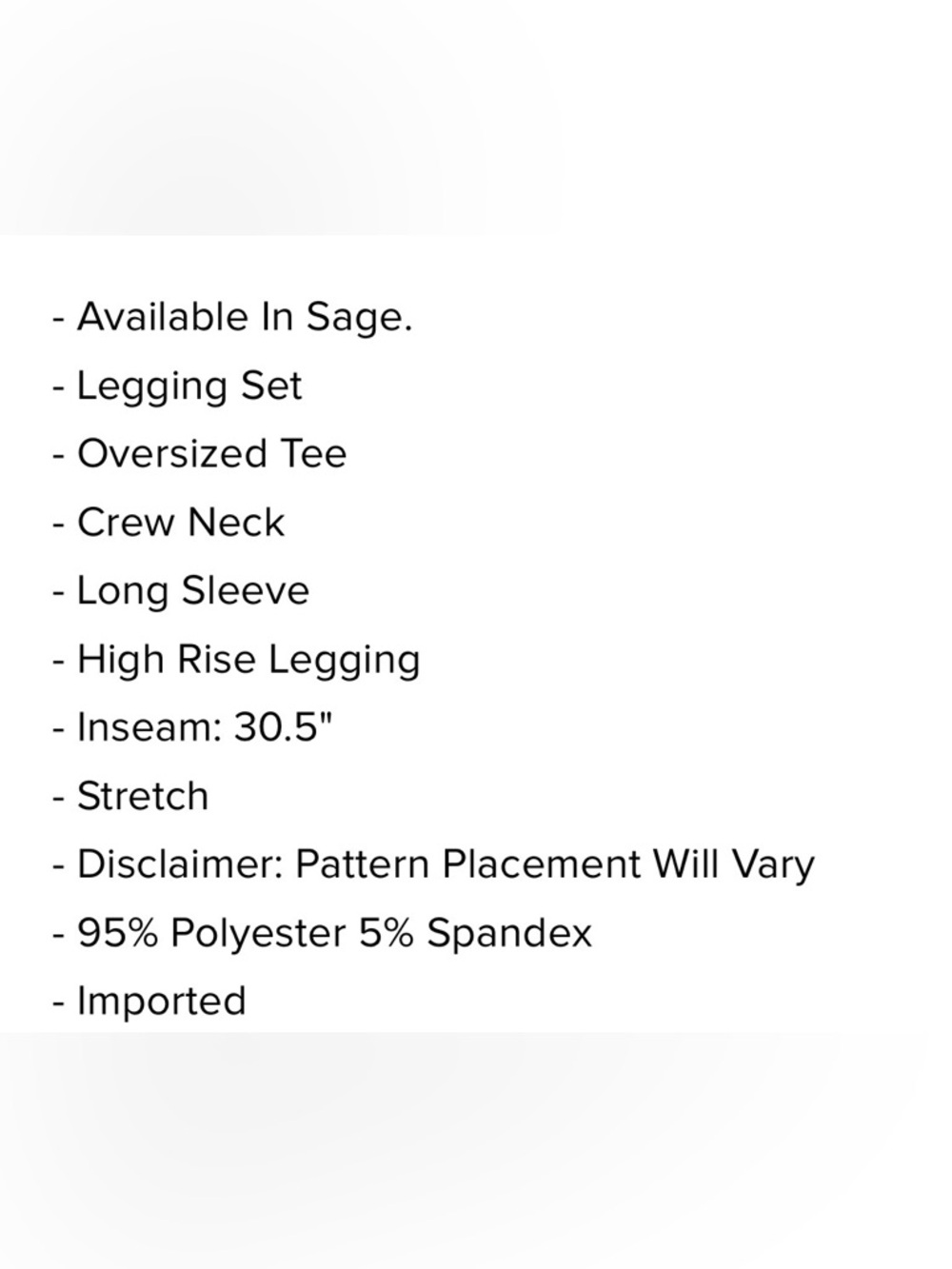 💚 Fashion Nova Marble 2 PC Shirt Top Leggings Lounge Set in Mint Sage Gray XL - Picture 6 of 6